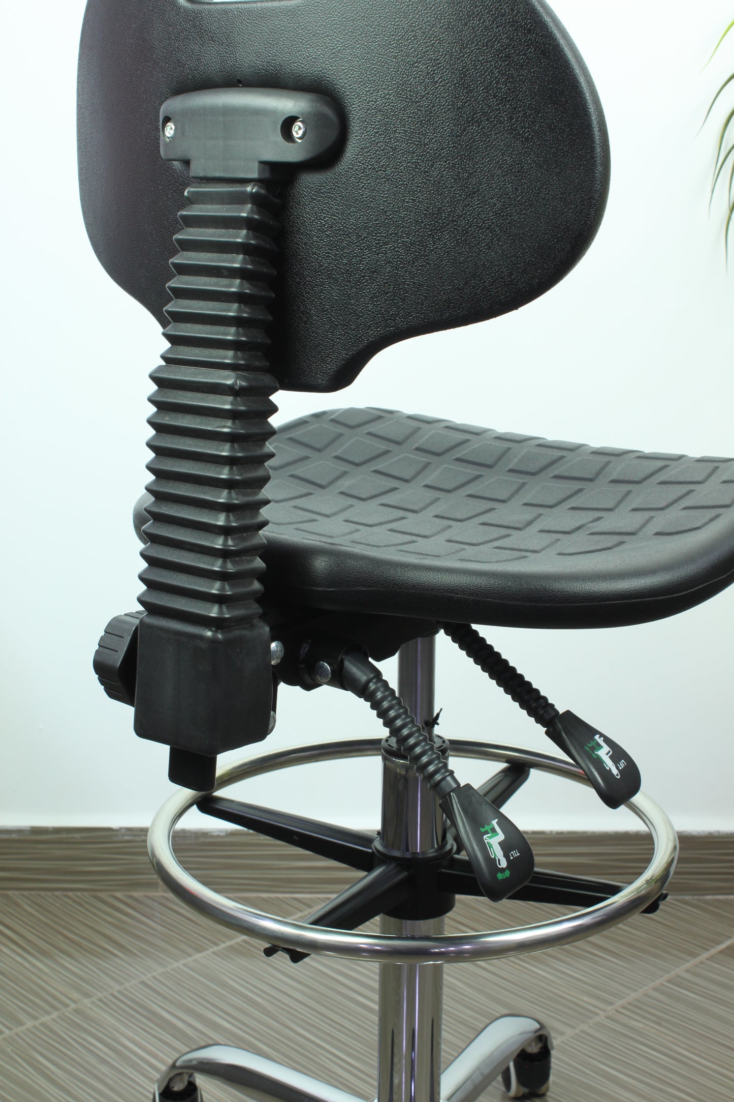 TABOURET DE LABORATOIRE EN PU SOUPLE