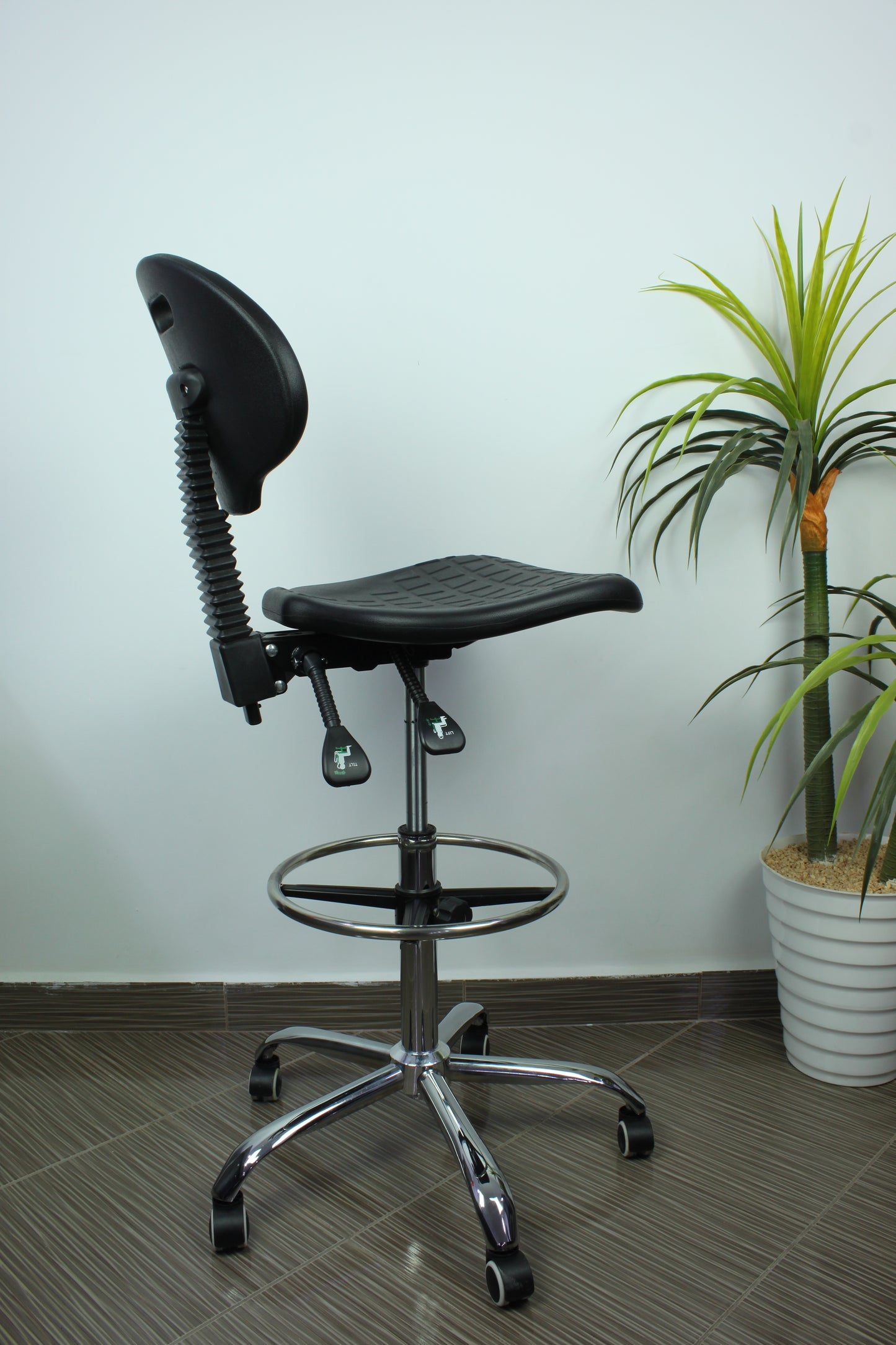 TABOURET DE LABORATOIRE EN PU SOUPLE