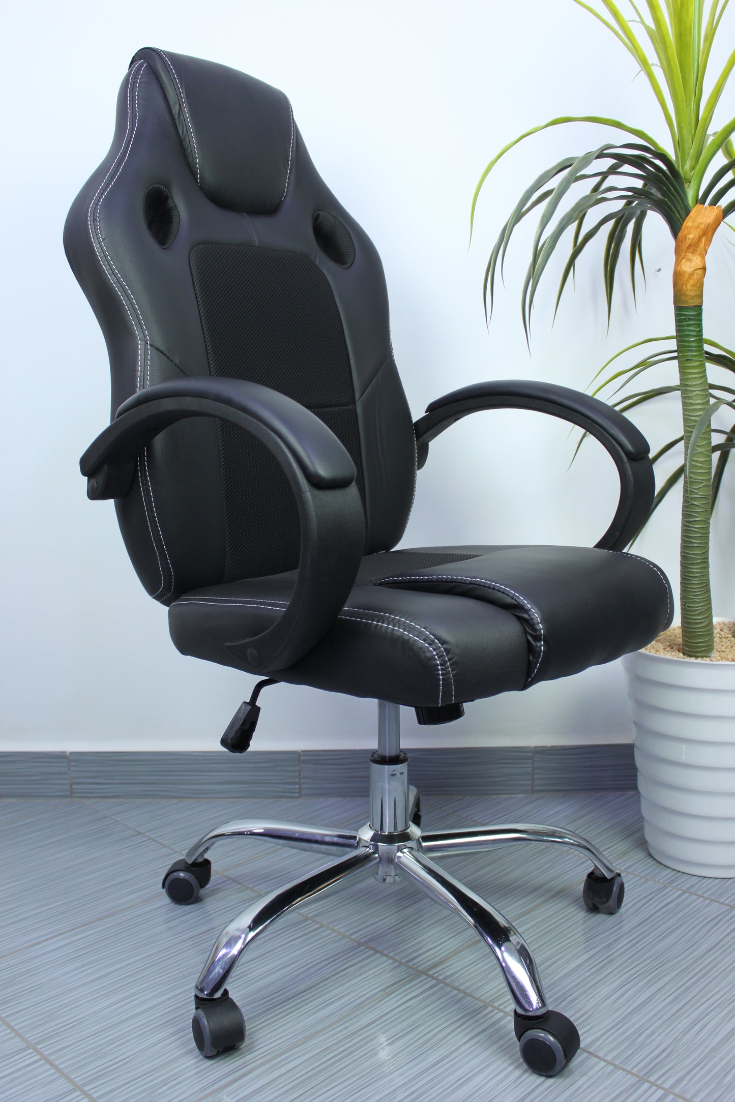 CHAISE PILOTE NOIR