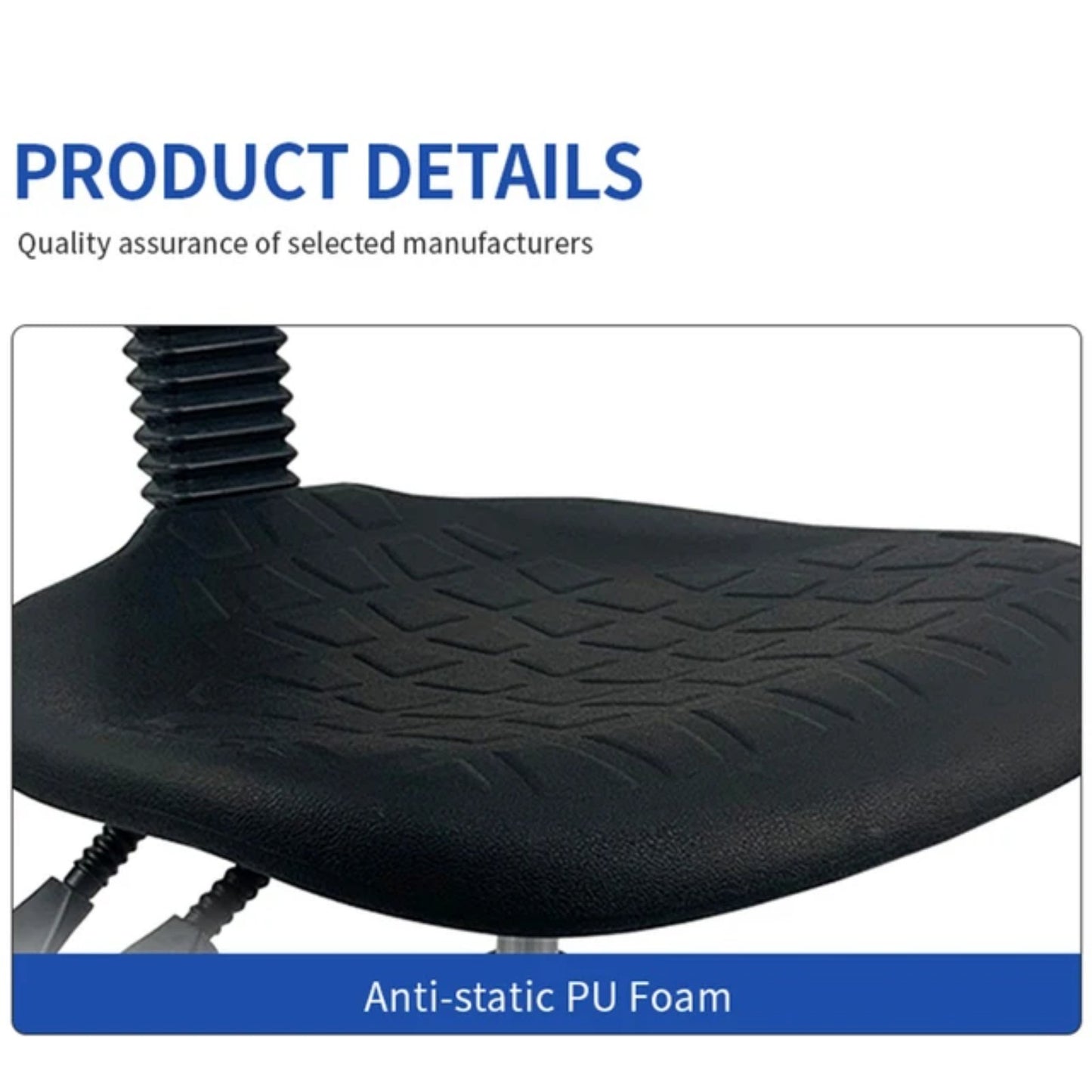 TABOURET DE LABORATOIRE EN PU SOUPLE