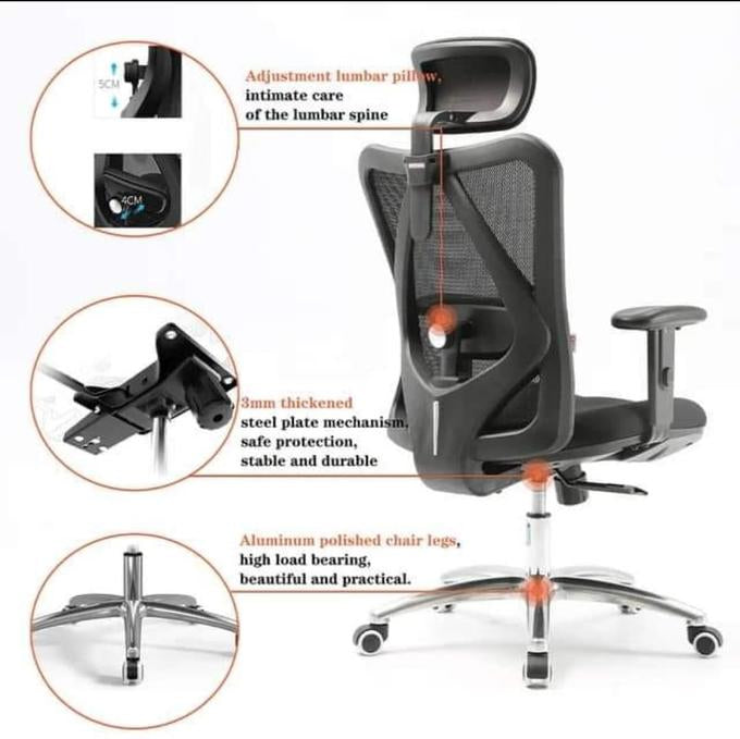 CHAISE ERGONOMIQUE MULTI-RÉGLABLE B31