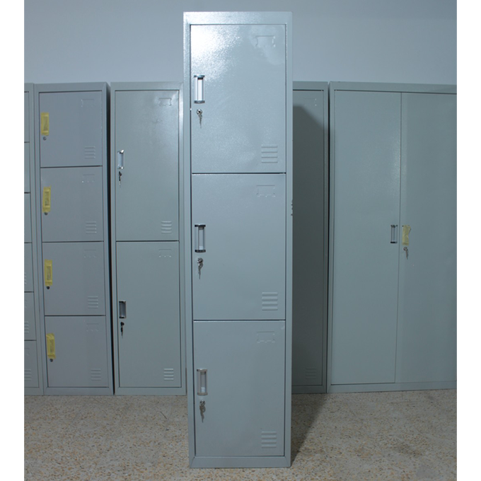 ARMOIRE METALLIQUE VESTIAIRES 03 COMPARTIMENTS