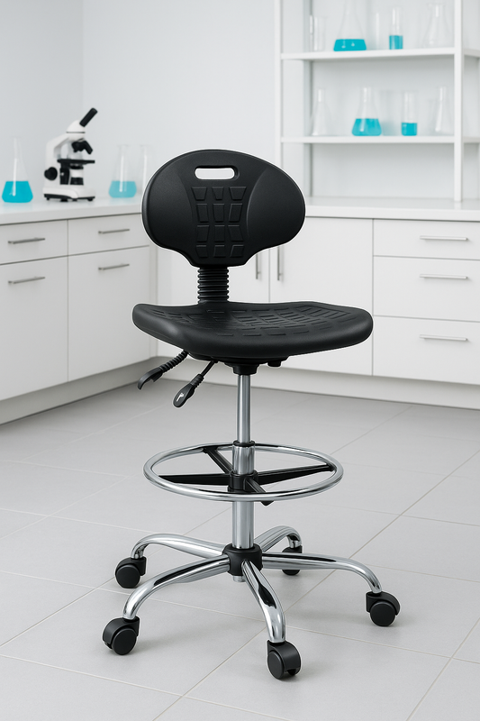 TABOURET DE LABORATOIRE EN PU SOUPLE