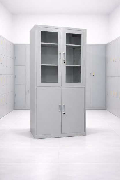 ARMOIRE METALLIQUE SEMI VITRÉE