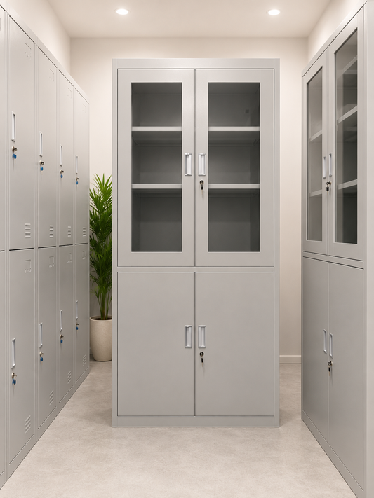 ARMOIRE METALLIQUE SEMI VITRÉE