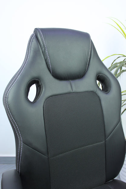 CHAISE PILOTE NOIR