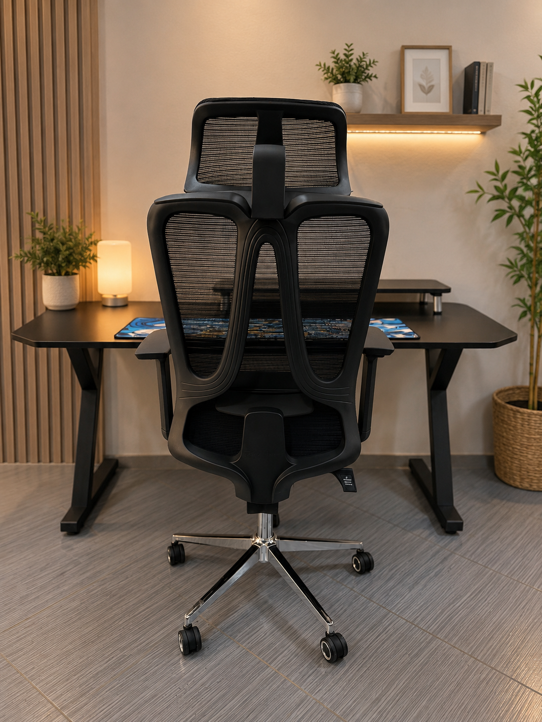 CHAISE ERGONOMIQUE PRESTIGE NOIR