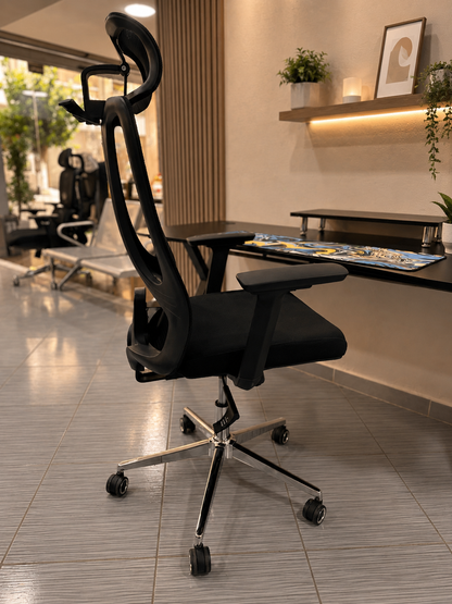 CHAISE ERGONOMIQUE PRESTIGE NOIR