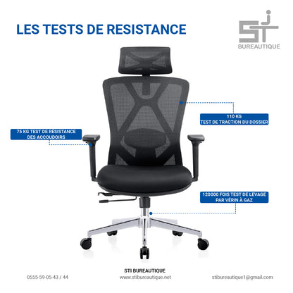 CHAISE ERGONOMIQUE MULTI-RÉGLABLE B31