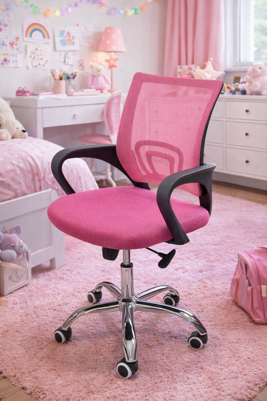 CHAISE ROSE POUR FILLE