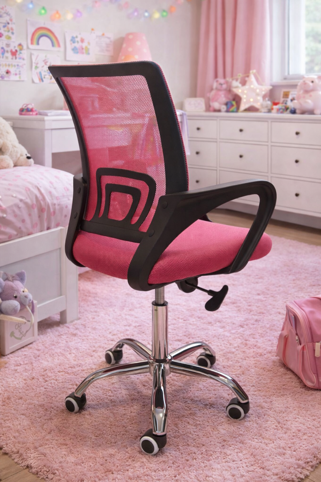 CHAISE ROSE POUR FILLE